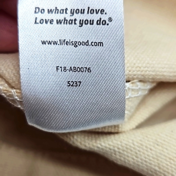 LIFE IS GOOD tote bag with Jack O'lantern - Picture 8 of 11